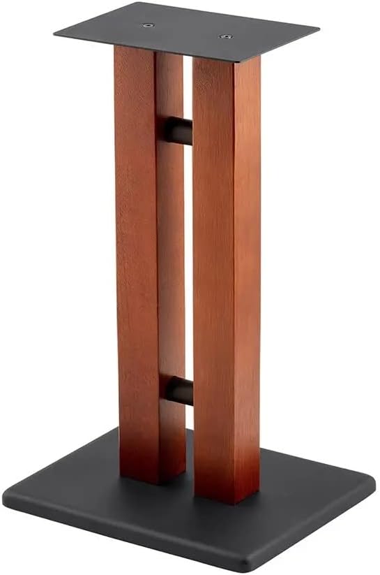 Monolith 18in Speaker Stands, Cherry (Each) Hold Speakers Weighing Up to 50 Pounds