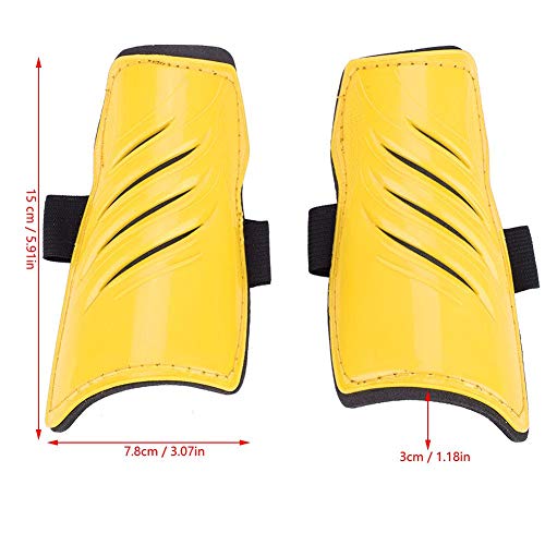 POCREATION Caneleiras de futebol, 14 cm x 8 cm x 3,18 cm, podem ser limpas para praticar jogadores d