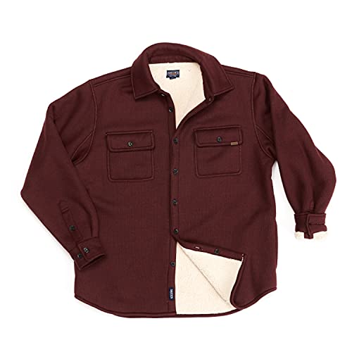 Image of Smith's Workwear Mens Sherpa Heather Thermal Shirt JacketJacket