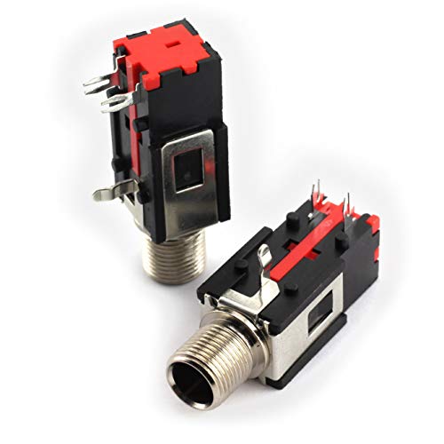Conector jack estéreo hembra 6.35mm Tegg pack 2 miniatura 2