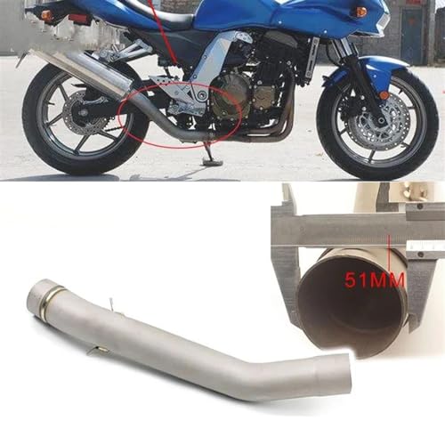 Tuyau d'échappement pour Kawasaki Z750 adaptateur silencieux bleu anti-fuite - 3