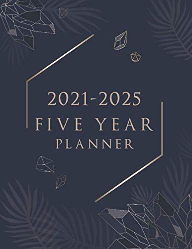 five year planner 2021-2025: 60 Months Calendar, 5 Year Monthly Appointment Notebook, Agenda Schedule Organizer Logbook with Federal Holidays