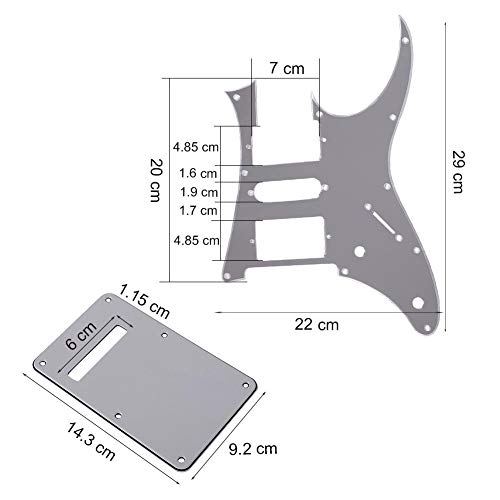 Pickguard Guitar Pickguard Trem Cover Plaque arrière avec vis Feuille de protection musicale - Les Beatles, Paul McCartney, John Lennon, RIngo Starr, George Harrison Pickguard Guitar Pickguard Trem Cover Plaque arrière avec vis Feuille de protection musicale – Image 8