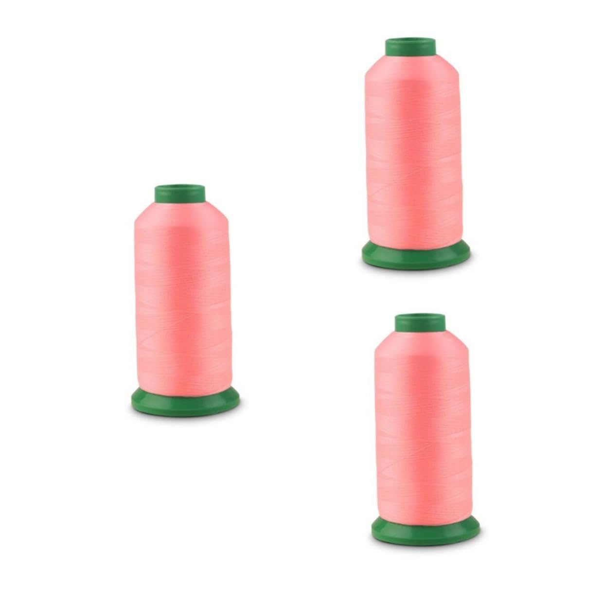 TEHAUX 3piezas Hilo De Bordar Luminoso La Oscuridad De Yardas Color Rosa Para Costura y Bordado Hilos De Coser y Tejer