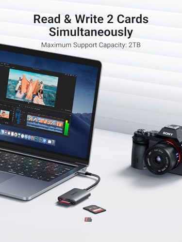 UGREEN USB C SD 4.0 Card Reader, UHS-II Micro SD Card