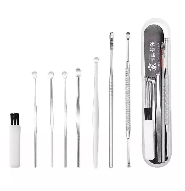 Aegon Ear Wax Cleaning Tool Kit | Earwax Removers | 8 in 1 Ear Cleaner Machine | Ear Pick Wax Cleaner | Ear Buds Cleaner for Wax Removal (B09W5S2K7V) Amazon Price History, Amazon Price Tracker