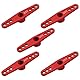 Fasizi 5Pcs 25T EIN-Wort-Kipphebel Standard-Lenkgetriebe Schwingarm Digitales Getriebe Metall Universal-Upgrade-Teile – Rot
