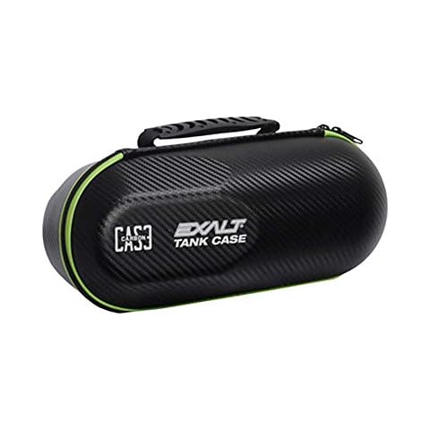 Exalt Paintball Carbon Series Tank Case (Black - Lime) Cover
