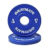 Change Weight Plates 1.25LB 2.5LB 5LB Set Fractional Plate Olympic Bumper Plates for Cross Training Bumper Weight Plates Steel Insert Strength Training Weight Plates