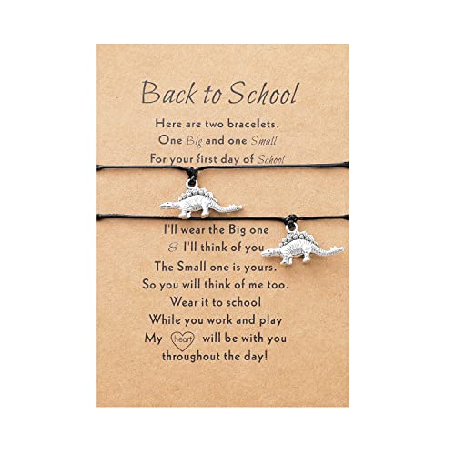 INENIMARTJ Back to School Jewelry Mommy and Me Matching Bracelets,First Day of School Jewelry for Mother Daughter Bracelets Jewelry
