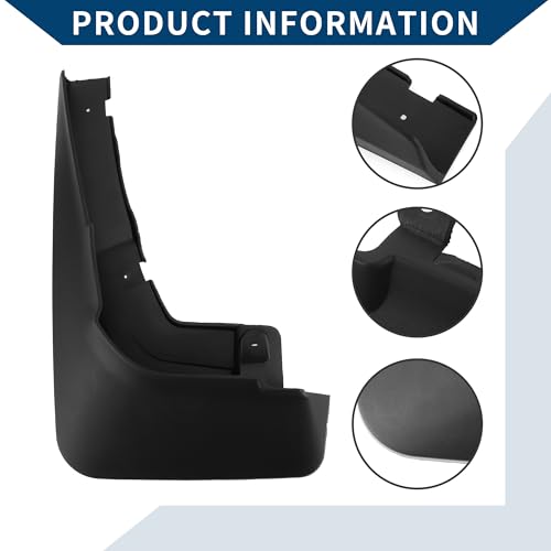 Image of Mud Flaps Splash Guards W /Mount Accessories for BMW X6 G06 m Sport 2020 2021 Front and Rear Mud Guards 1 Set