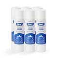 Whole House 50 Micron 10" x 2.5" Spun Polypropylene Sediment Well Water Filter Cartridge Replacement for FXUSC, SDC-25-1050, PD-50-934, SP-P50, SDF-25-1050, WPD-50, FPMB50-978, PWMB10M50 (Pack of 6)