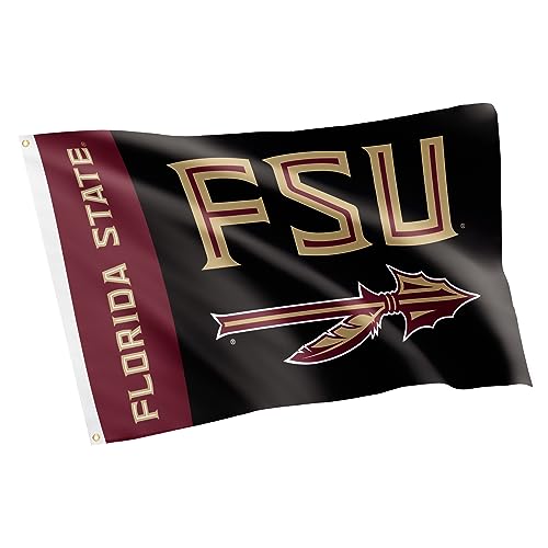 Desert Cactus Florida State University FSU Flag - 3 x 5 Feet Seminoles Banner Indoor/Outdoor Durable Fabric 100% Polyester Design (Style Q)