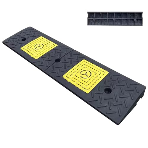 Rampas de Bordillo de Goma para Autos y Motos 99x25x5cm miniatura 1
