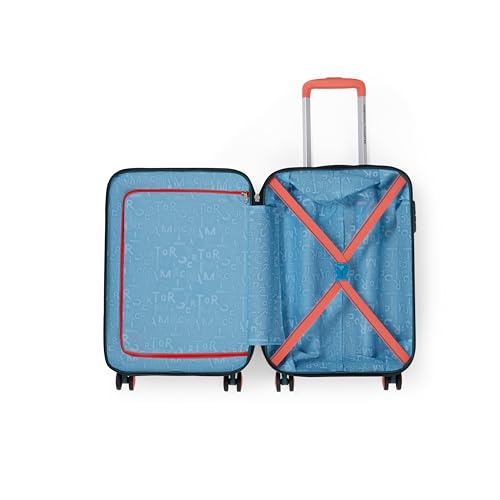 Image of American Tourister Upland Sport | Cabin Trolley Bag (55 cm) | 360 8 Wheel Travel Luggage | Hard Case Polypropylene Suitcase | Mounted Combination Lock | Forest Green