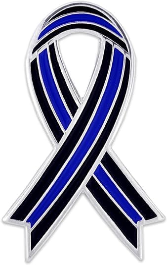 Image of PinMart's Thin Blue Line Lapel Pin