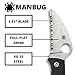 Spyderco Manbug Wharncliffe Folding Pocket Knife with 1.9