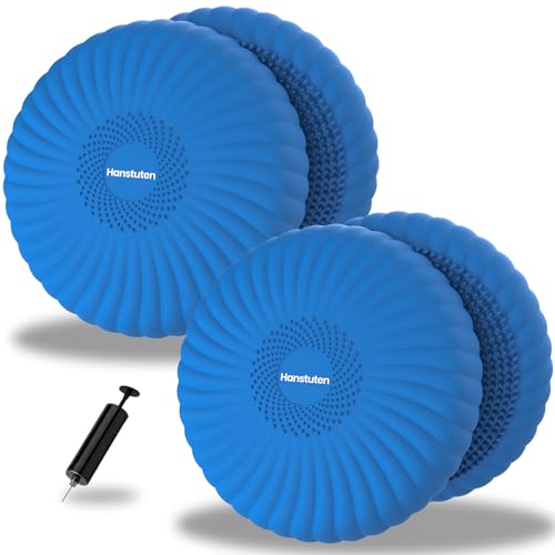 Image of Wobble Cushion Core Balance Disc, Wiggle Seat for Sensory Kids to Stay Focused, Non-slip Balance Pads with Inflation Pump for Physical Therapy & Core Strength