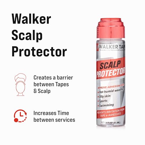 Image of Walker Scalp Protector Thick Dab-On 41.4 ml (1.4 FL oz) | Strong Booster Support for Toupees & Hair Patches | Anti-Itching & Anti-Bacterial Formula | Enhances Adhesion & Long Lasting Hold | Pack of 1