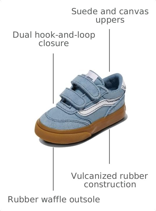 Image of Vans Unisex-Child Brooklyn Ls V Low Top Shoe