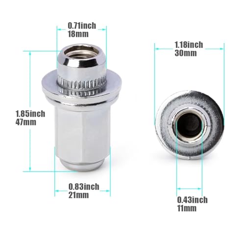 Tuercas rueda coche y perno compatible con Toyota 9094201058 2