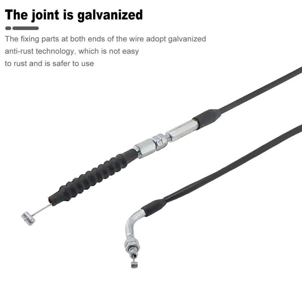 Línea de Cable acelerador Gas para motocicleta, para bicicletas motorizadas Para 49cc, 60cc, 66cc y 80cc, longitud del Motor 2 M 82 pulgadas
