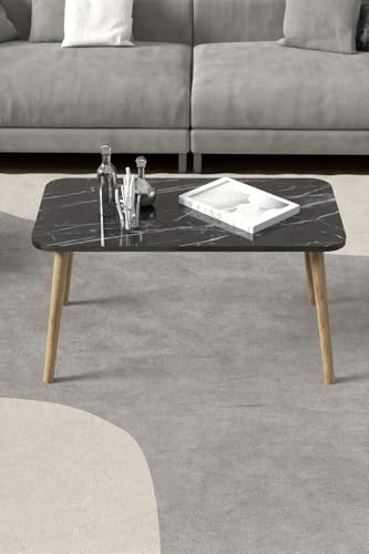 Image of Shoppee Fold-able Rectangle Shaped Side Table /Tea Coffee Breakfast Laptop Table (Black)