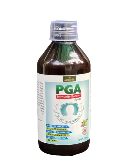 AV ARUVEDIC PGA Energy Immunity Booster Syrup (Pack of 3 Bottles)