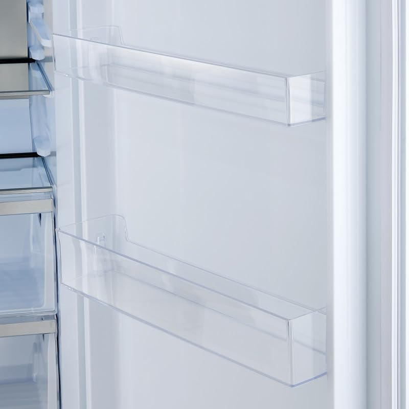 Forno Maderno 28" Convertible Upright Freezer/Refrigerator, 13.6 Cu.Ft., Energy Efficient Storage With Both Stainless Steel Or Antique Brass Handle, Right Swing Door - White on Fridge.com - View 6