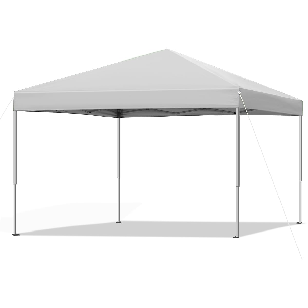 10x10 Durable Pop up Canopy Tent with Roller Bag?White
