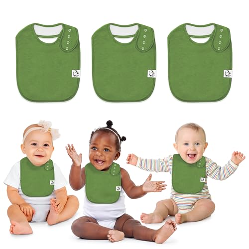 Image of Premium 3-Pack Drooling Bibs for Babies (Both Boys & Girls)