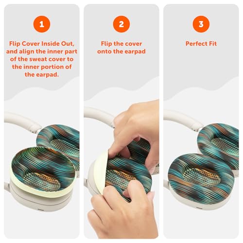 Image of WC SweatZ XM5 - Patented Earpad Sweat Covers for Sony WH1000XM5