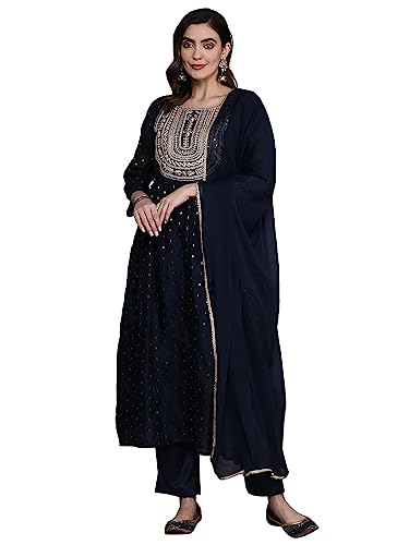 Image of INDO ERA Women Embroidered Kurta for Women