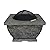Christopher Knight Home Laraine Outdoor 32" Wood Burning Light-Weight Concrete Square Fire Pit, Grey