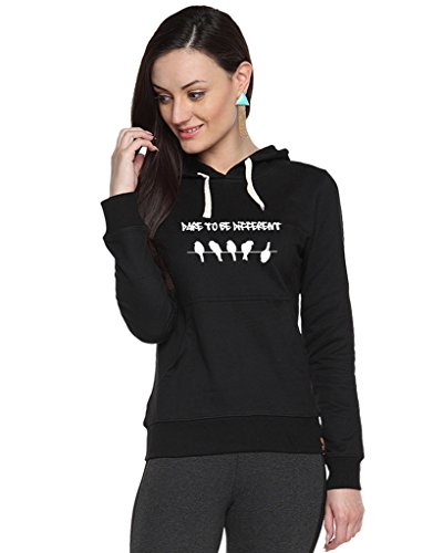 Image of PINACOLADA Womens Printed Black Sweatshirt