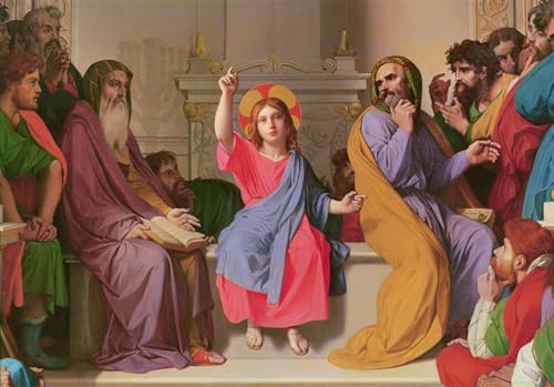 Pintura poster de lienzo religioso Jean Auguste Ingres cuadro decorativo 60x90cm