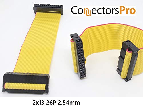 Conectores Pro 26P 2x13 IDC con cable plano de 40 cm en pack de 2 4