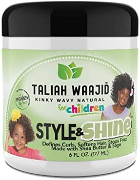Taliah Waajid black earth products Herbal Style & Shine for Natural Hair 6oz (T092)