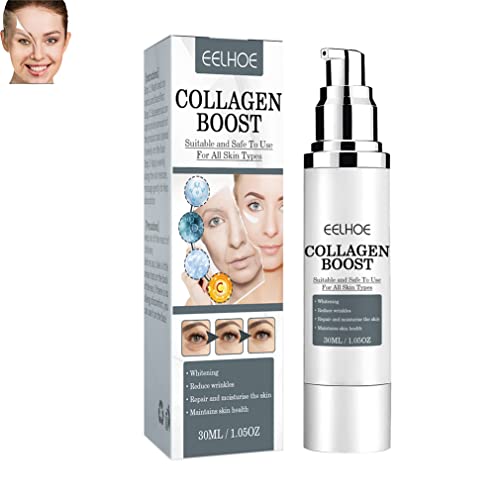Suero potenciador de colágeno, corrector de manchas oscuras, suero de vitamina C, crema potenciadora de colágeno, ilumina y reafirma la piel, hidratante para todo tipo de pieles (2)