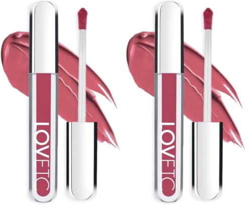 Image of LOVETC Zero Gravity Lip Creme, One Swipe Full Coverage, Girl Trippin 3.5g (Pack of 2)