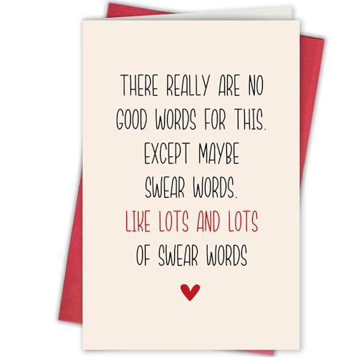 Bablira Funny Encourage Cancer Card for Friend Humor Cancer Card Sympathy Card Hilarious Chemo Card Encouragement Card Only Swear Words Card