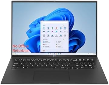Gram 16 Touchscreen Laptop, Office Pro Lifetime, AI-Enabled Intel Ultra 7 155H, 16" 2560x1600 WQXGA Touchscreen, Intel Arc Graphics, 32 GB LPDDR5X, 2 TB SSD, WiFi 6E, Bluetooth 5.3, Windows 11 Pro