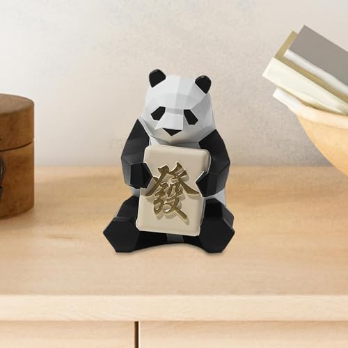 Statue panda résine pour décorer un bureau moderne et salon stylé - 5