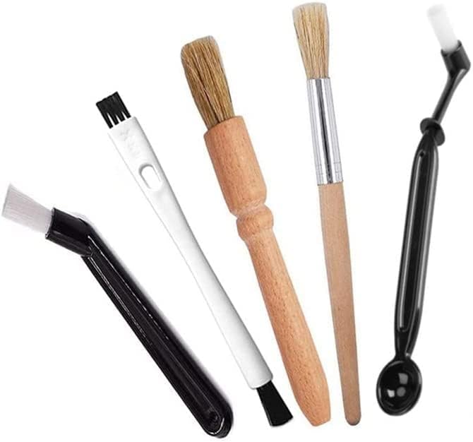 Amazon｜コーヒーミル ブラシ お手入れ クリーニングブラシ Coffee Mill Brush 掃除道具 コーヒー 5点セット｜キッチン