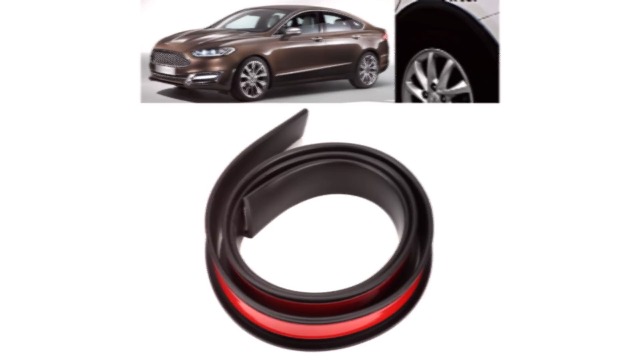 MACHSWON Bandes De Sourcils Pneu Voiture 5,5 Cm X 1,5 M - Garde-Boue Latéral Universel En Caoutchouc