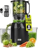 LEBENLANG Estrattore frutta e verdura - Incl. ricettario & 130mm apertura