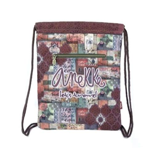 Anekke Saco Mochila Textil Egipto Letras