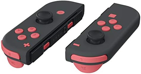 eXtremeRate Chrome Green Glossy Replacement ABXY Direction Keys SR SL L R ZR ZL Trigger Buttons Springs, Full Set Buttons Fix Kits with Tools for Nintendo Switch Joycon & Switch OLED Joy con