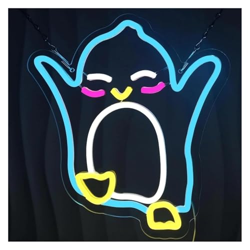 Enseigne lumineuse pingouin : le néon idéal pour créer une veilleuse douce