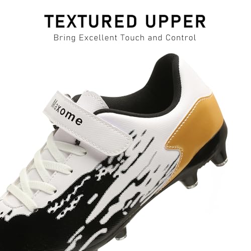 Kids Soccer Cleats Boys Girls Athletic Outdoor Youth Football Shoes Running & Training Lightweight Baseball Shoes(Little Kid/Big Kid)2